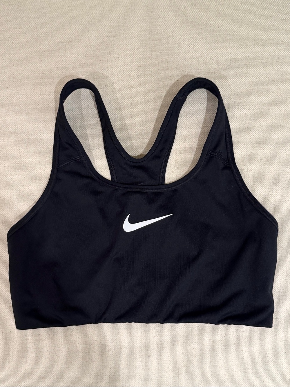 Nike Dri-FIT Black Sports Bra (Size Medium)